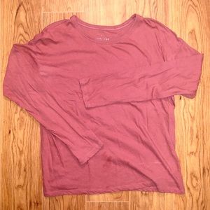 Everlane | The Air Long Sleeve Tee | Burnt Sienna